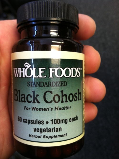 Menopause usage black cohosh